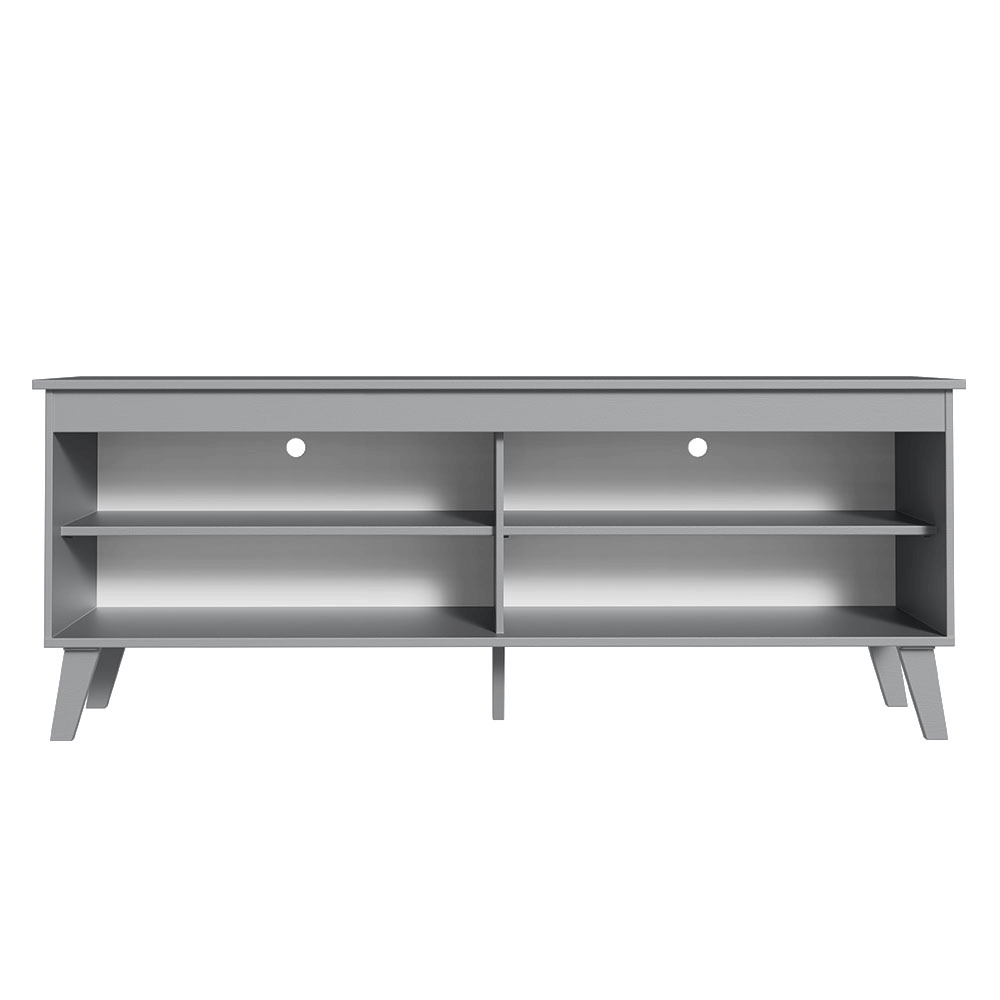 Rack para TV até 55 Polegadas Madesa 6997 com 4 Nichos Cinza PO