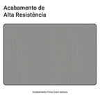 Escrivaninha para Notbook Madesa 9406 com 1 Gaveta e 1 Porta Cinza PO