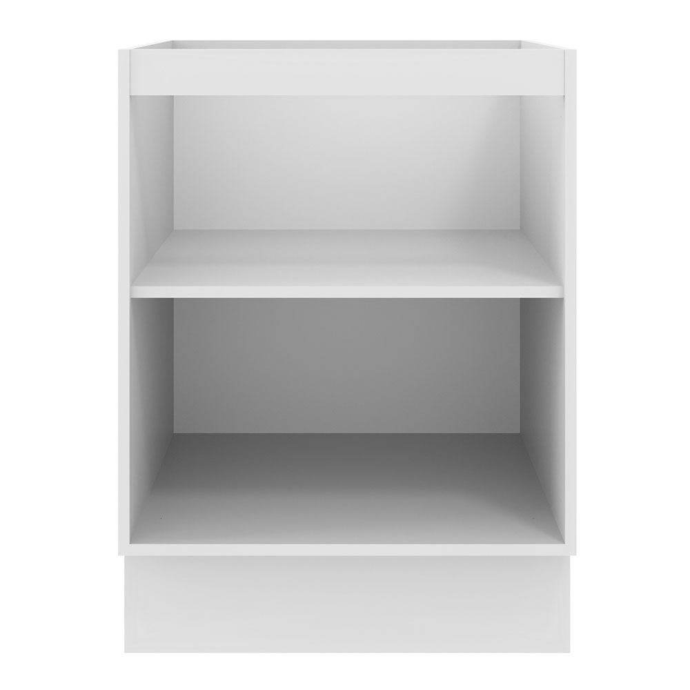 Balcão 60 x 60 cm 1 Porta (Sem Tampo) Branco/Crema Agata Madesa