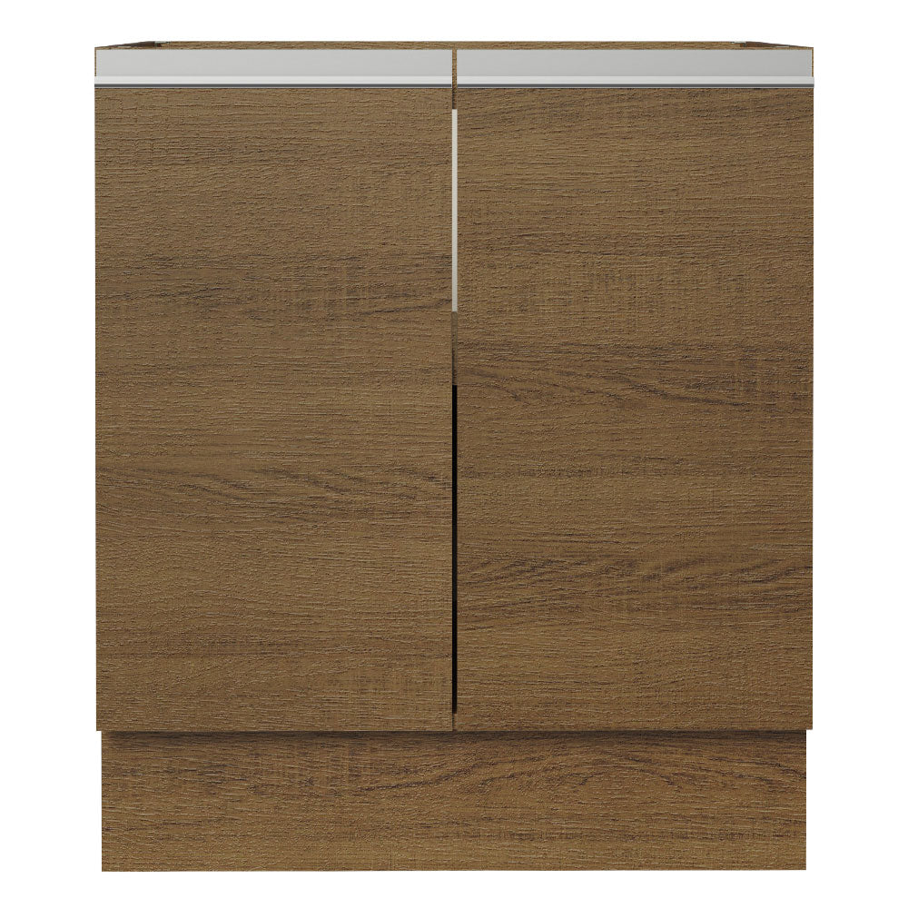 Balcão Cozinha 70 x 60 cm 2 Portas (Sem Tampo) Rustic Glamy Madesa