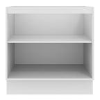 Balcão de Cozinha 80 x 60 cm 2 Portas (Sem Tampo) Branco/Crema Agata Madesa