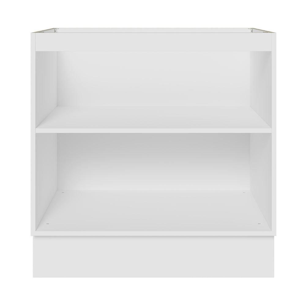 Balcão Cozinha 80 x 60 cm 2 Portas (Sem Tampo) Branco/Rustic Glamy Madesa