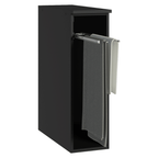 Balcão Porta-Pano 20 cm Suspenso Preto Nice Madesa