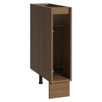 Balcão Porta-Temperos 20 cm 1 Porta (Sem Tampo) Rustic/Crema Vik Madesa