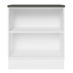 Balcão 100% MDF 70 cm 2 Portas Branco/Preto Acordes Madesa