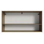Armário Aéreo Cozinha 105cm 2 Portas 1 Nicho Rustic Emilly Madesa