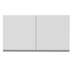 Armário Aéreo Madesa Glamy 120 cm 2 Portas Branco