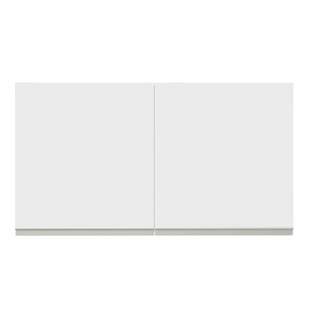 Armário Aéreo Madesa Glamy 120 cm 2 Portas Branco