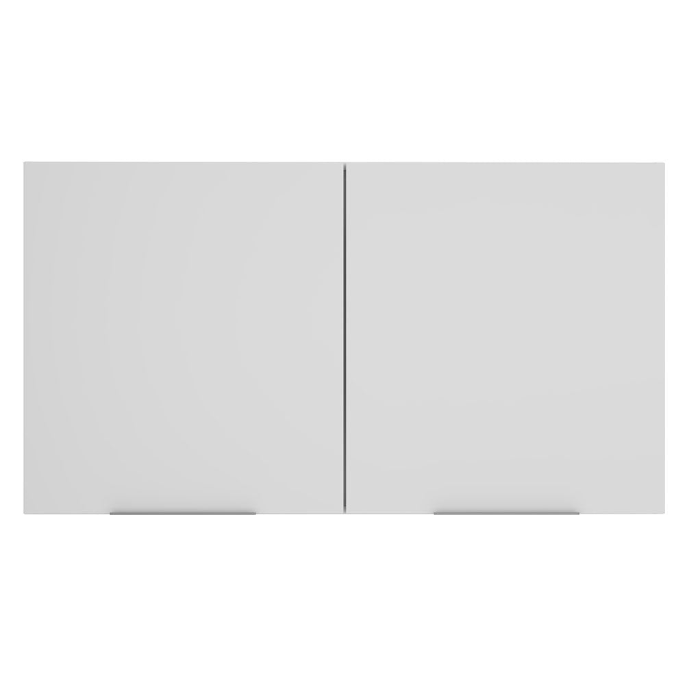 Armário Aéreo Madesa Stella 120 cm 2 Portas Branco