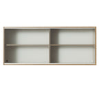 Armário Aéreo Madesa 2 Portas de Correr de Vidro para Cozinhas Glamy, Lux e Reims Rustic