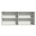 Armário Aéreo 120 x 50 cm 2 Portas Branco Madesa Reims