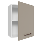 Armário Aéreo 50cm 1 Porta Branco/Crema Agata Madesa