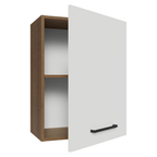 Armário Aéreo 50cm 1 Porta Rustic/Branco Agata Madesa