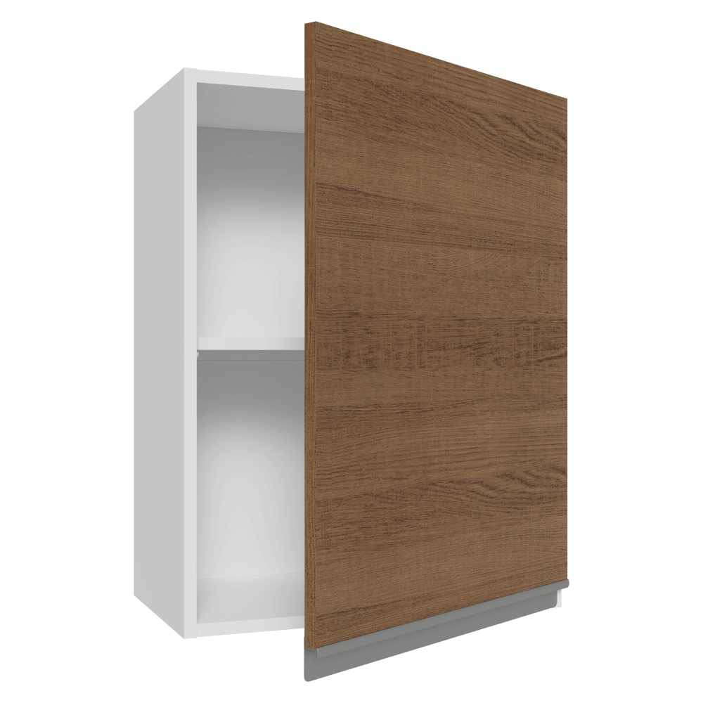 Armário Aéreo 50cm 1 Porta Branco/Rustic Glamy Madesa