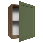 Armário Aéreo 50cm 1 Porta Rustic/Verde Vik Madesa