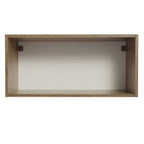 Armário Aéreo de Cozinha Madesa Agata 70 cm 1 Porta Basculante Rustic/Branco