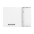 Armário Aéreo de Canto Madesa Agata 1 Porta - Branco