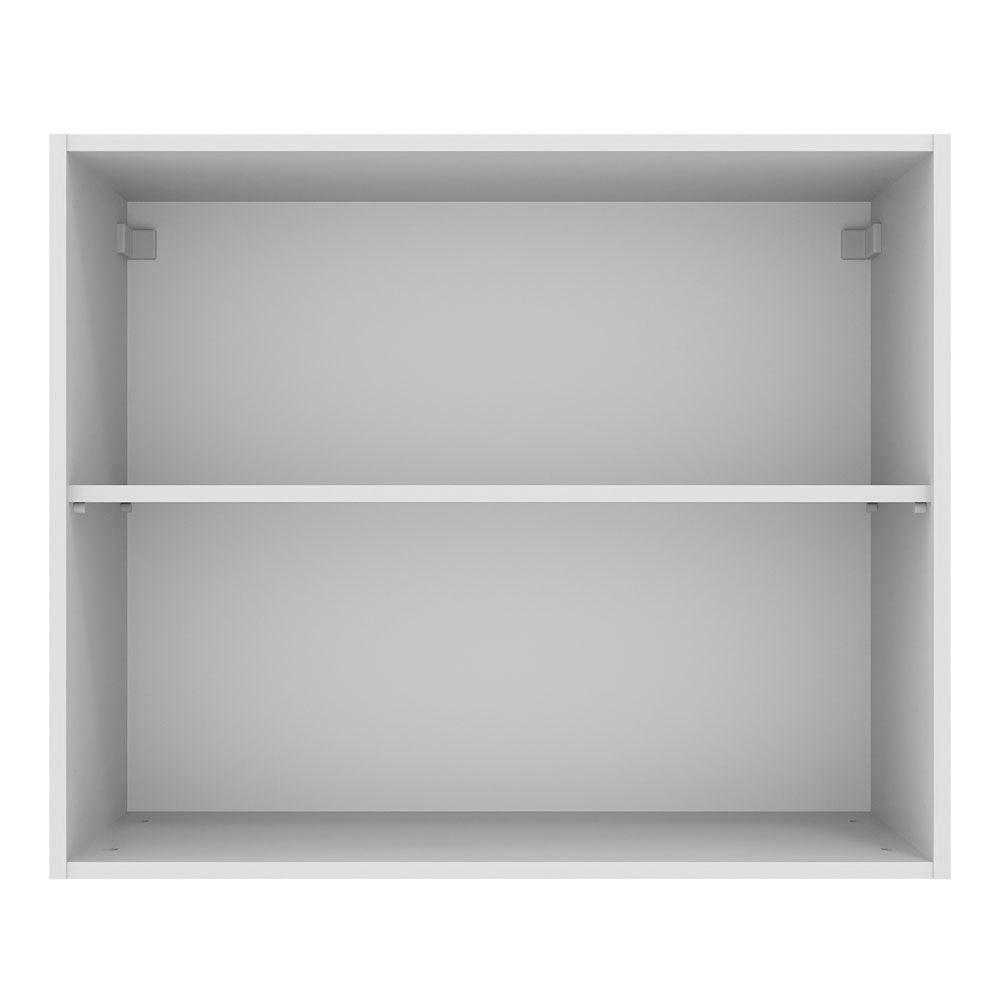 Armário Aéreo Madesa Agata 80 cm 2 Portas Branco