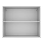 Armário Aéreo Madesa Agata 80 cm 2 Portas Branco