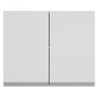 Armário Aéreo Madesa Glamy 80 cm 2 Portas Branco