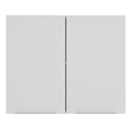 Armário Aéreo Madesa Stella 80 cm 2 Portas Branco