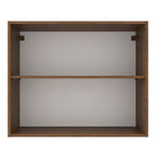 Armário Aéreo Madesa Agata 80 cm 2 Portas Rustic/Branco