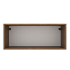 Armário Aéreo Madesa Agata 80 cm 1 Porta Basculante Rustic/Branco