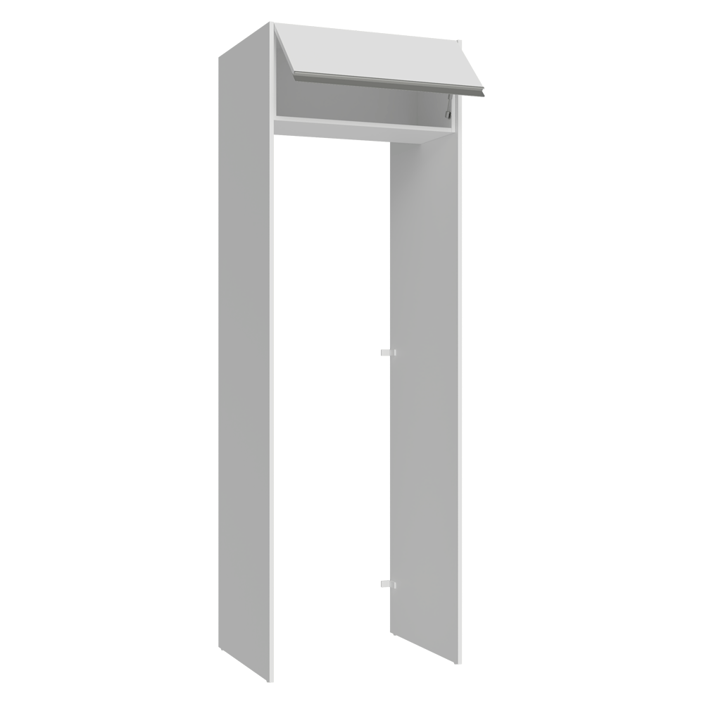 Porta-Geladeira 73 cm 1 Porta Basculante Branco Glamy Madesa