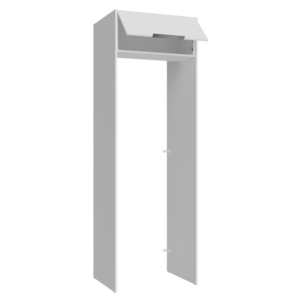 Porta-Geladeira 73 cm 1 Porta Basculante Branco Stella Madesa
