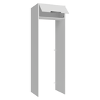 Porta-Geladeira 73 cm 1 Porta Basculante Branco Stella Madesa