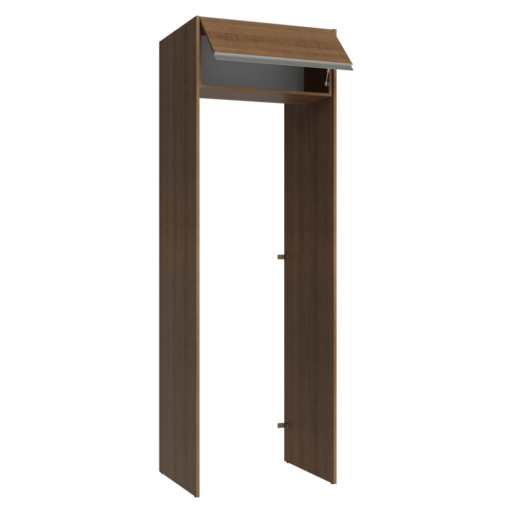 Porta-Geladeira 73 cm 1 Porta Basculante Rustic Glamy Madesa