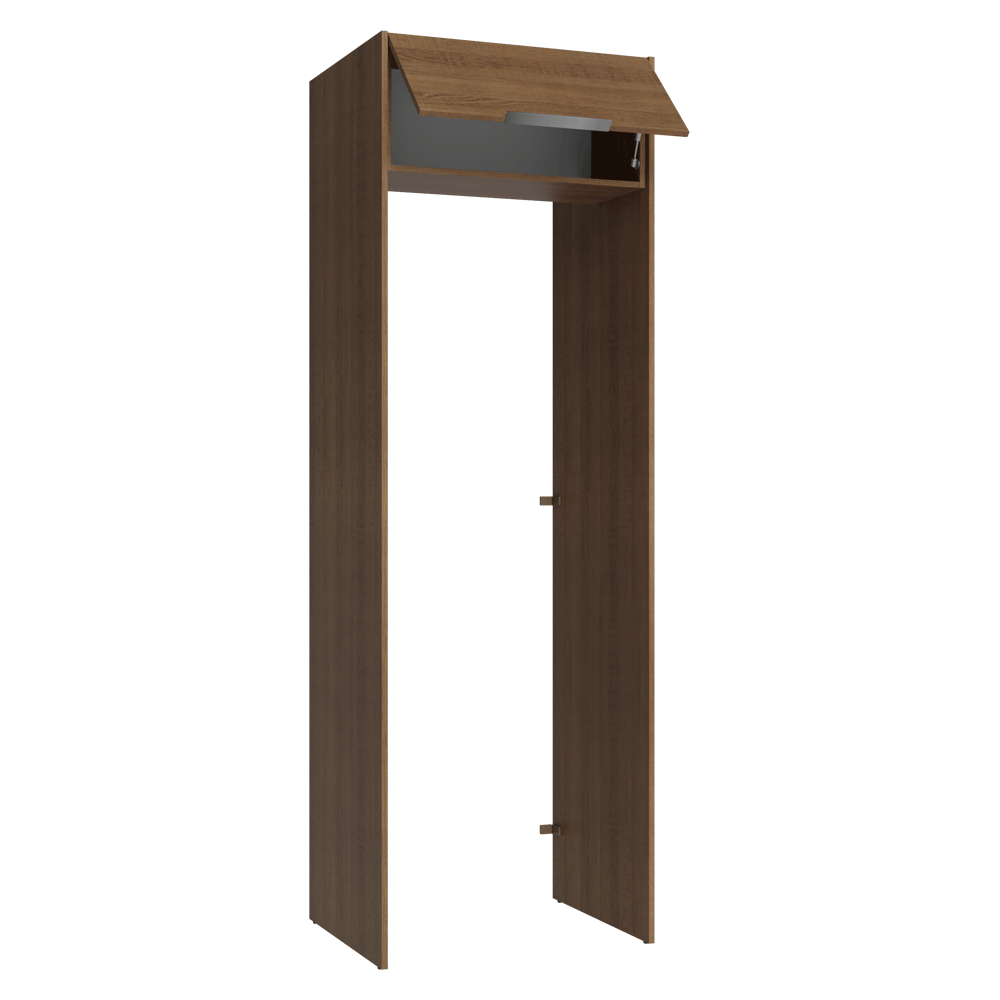 Porta-Geladeira 73 cm 1 Porta Basculante Rustic Stella Madesa