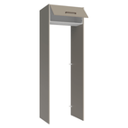 Porta-Geladeira 73 cm 1 Porta Basculante Crema/Branco/Crema Agata Madesa