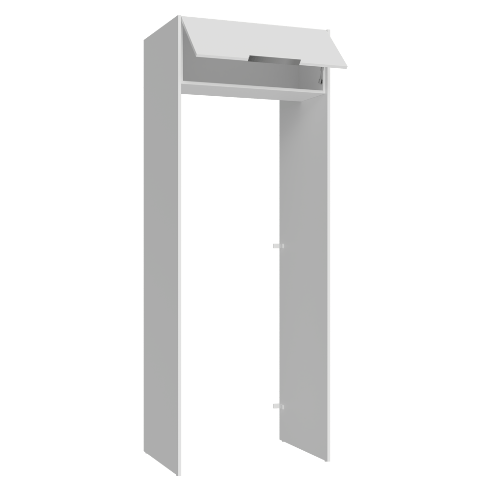 Porta-Geladeira 83 cm 1 Porta Basculante Branco Stella Madesa