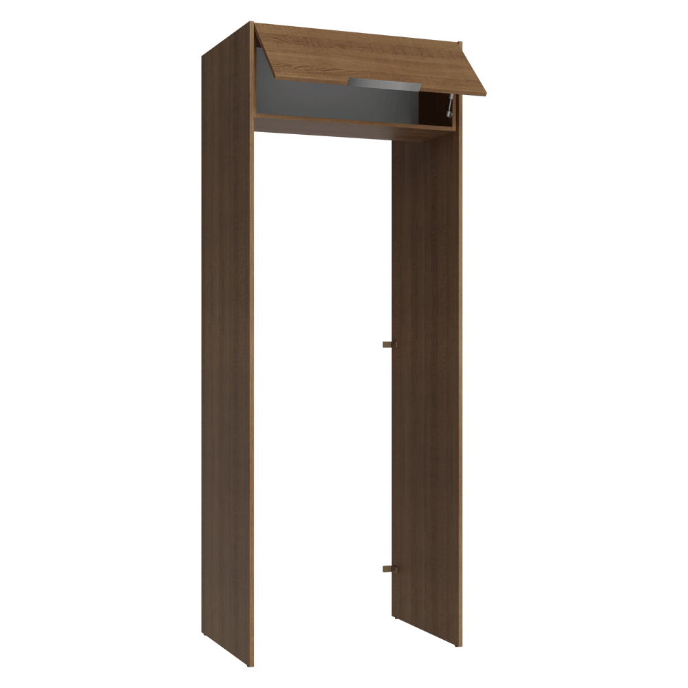Porta-Geladeira 83 cm 1 Porta Basculante Rustic Stella Madesa