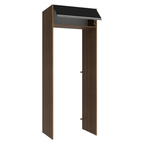 Porta-Geladeira 83 cm 1 Porta Basculante Rustic/Preto Glamy Madesa