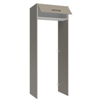 Porta-Geladeira 83 cm 1 Porta Basculante Crema/Branco/Crema Agata Madesa
