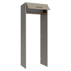 Porta-Geladeira 83 cm 1 Porta Basculante Crema/Rustic/Crema Agata Madesa
