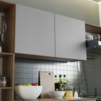 Armário de Cozinha Compacta 180cm Rustic/Cinza Easy Madesa