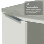 Armário de Cozinha Completa 270 cm Branco Stella Madesa 12