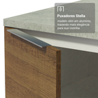 Armário de Cozinha Completa 270 cm Branco/Rustic Stella Madesa 12
