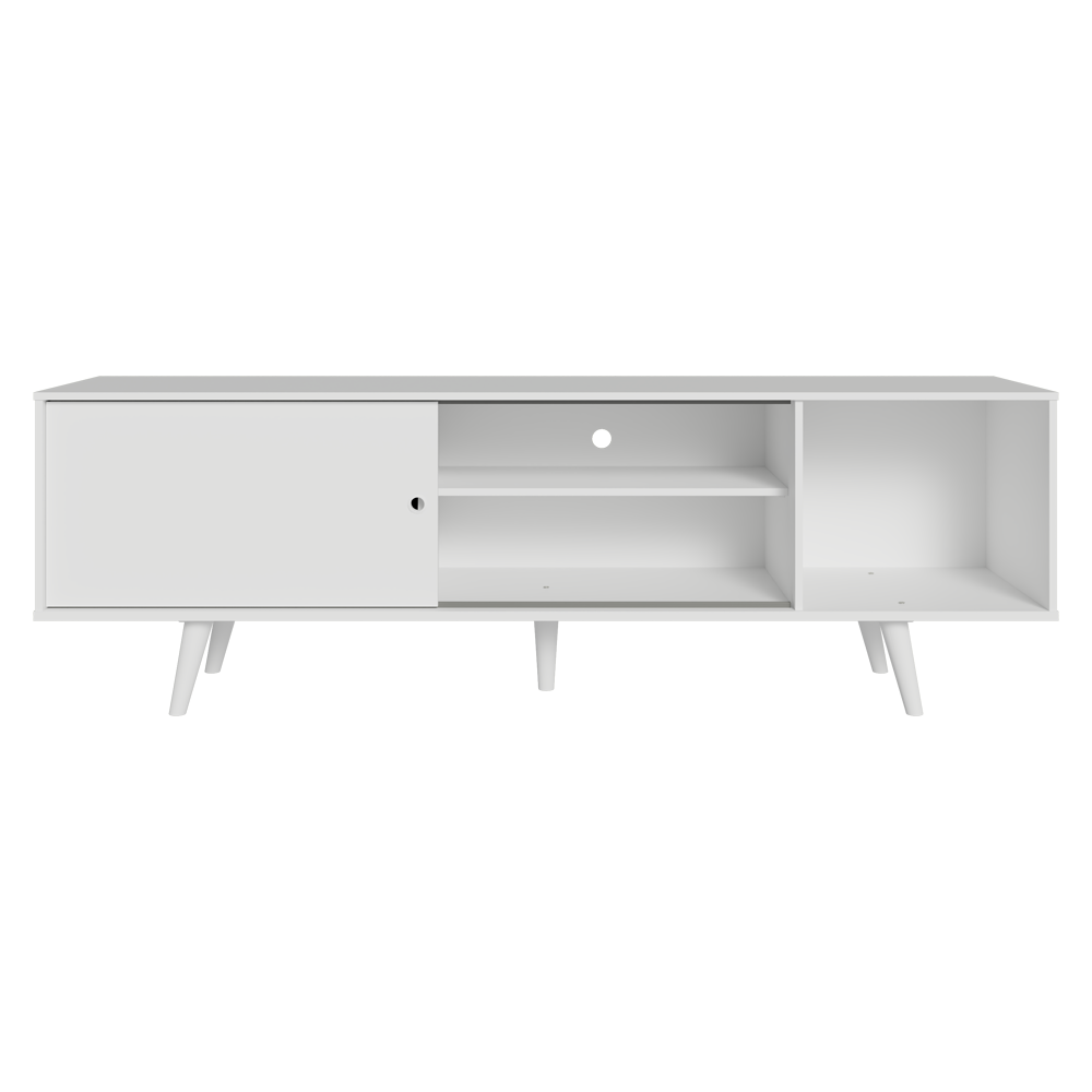 Rack para TV até 80 Polegadas 160cm com Pés Branco Torino Madesa
