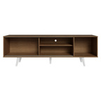 Rack para TV até 80 Polegadas 160cm Rustic Pés Brancos Torino Madesa