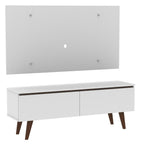 Rack Madesa Le Mans e Painel para TV até 55 Polegadas 2 Portas Branco