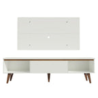 Rack Madesa Reims e Painel para TV até 55 Polegadas 2 Portas e 1 Gaveta Branco