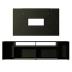 Rack Madesa Cancun e Painel para TV até 58 Polegadas Preto