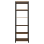 Estante Armário Multiuso para Escritório 59cm 5 Prateleiras Rustic/Preto Madesa