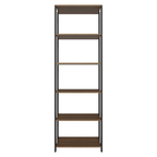 Estante Armário Multiuso para Escritório 59cm 5 Prateleiras Rustic/Preto Madesa