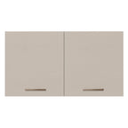 Armário Aéreo Multiuso 120cm 2 Portas Branco/Crema Agata Madesa