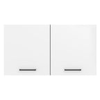 Armário Aéreo Multiuso 120cm 2 Portas Rustic/Branco Agata Madesa